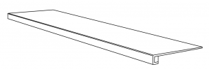 ELEMENTS  DESIGN  Scalino (Incollato)  Taupe  33x120cm Structured Rett. R10  hr. 9mm