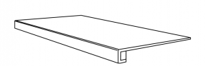 ELEMENTS  DESIGN  Scalino  (Incollato) White   33x60cm Structured Rett. R10  hr. 9mm