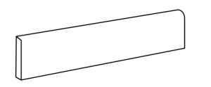 ELEMENTS  DESIGN  Battiscopa Black   7,2x60cm Natural Rett. R9  hr. 9mm