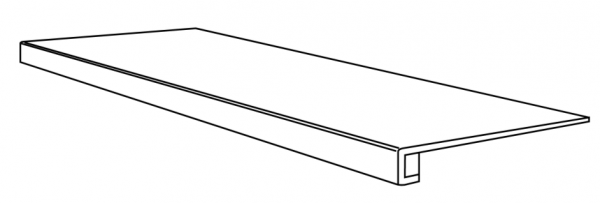 MILLELEGNI REMAKE  008  Gradone  Olmo Sbiancato  33x120x3,2x3,2cm Nat. Rett.