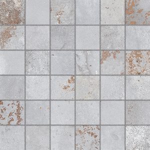 MELT Mosaico 5x5cm Pewter   Foglio  30x30cm Rett.