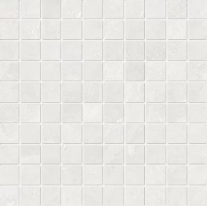 CORNERSTONE SLATE Mosaico* Tessera - Chip 2,8x2,8cm  White   30x30cm Nat.