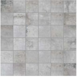 OXYDUM   Mosaico Su Rete Tozzettato Silver 5 x 5 cm - 30 x 30 cm