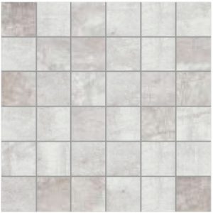 OXYDUM   Mosaico Su Rete Tozzettato White 5 x 5 cm - 30 x 30 cm