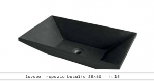 Simmetrie Nero 35x60 cm - hl. 12 cm