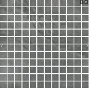 SATURN  Dyone Black Mosaico Spaccatella Su Rete 30 x 30 cm