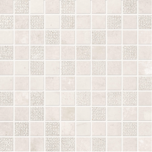 STATALE9   Bianco Calce Mosaico Mix 30x30cm Nat. Rett.