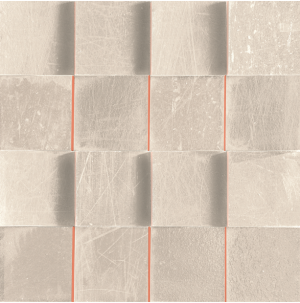 L´H  Bianco Mosaico 3D Quadri 29x29cm