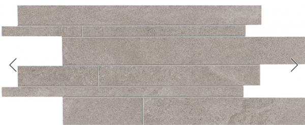 STONE PROJECT  Grey  Controfalda Listelli Sfalsati Mix 30x60cm Nat./Lapp.