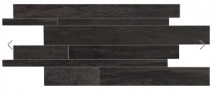 STONE PROJECT  Black  Controfalda Listelli Sfalsati Mix 30x60cm Nat./Lapp.