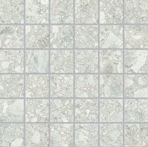 LOMBARDA Bianco  Mosaico  30x30cm - 5x5cm Lapp. 9,5mm