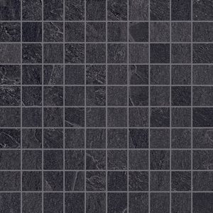 NORDIKA  Dark  Mosaico 30x30cm-3x3cm Nat.