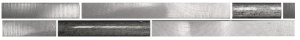 GEMS Metal-Two  Grey  Listello 3,2x30cm