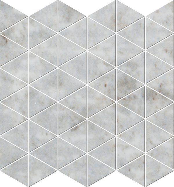 SASSARI  Mosaico  Tris Silver  30x30cm Nat.  Rett.