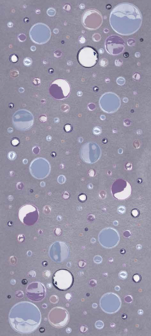 ARCHITECTURAE, Tondi Bubbles Pannello Stuccato Violet, 200x90 cm
