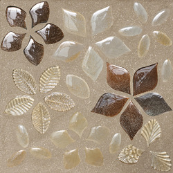 NATURAE FOGLIE,Foglie Fantasia Mix Sand Rose mosaico, 30x30cm