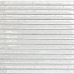 SQUARRY, Matite Lurex Bianco Silver mosaico, 30x30cm