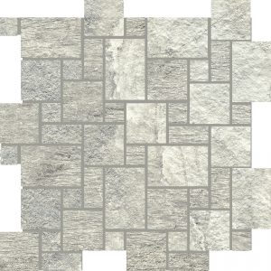 TRIBECA Mosaico Basket  White 30x30 cm