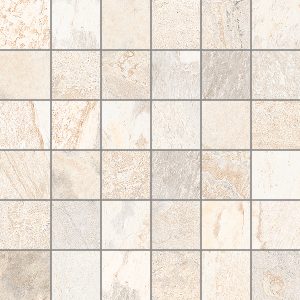 SLATY Mosaico 5x5cm Foglio  Almond   30x30 cm