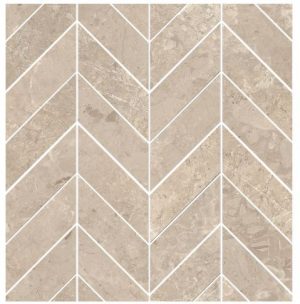 VELVET  Mosaico Chevron  Foglio  Almond  30 x 31 cm Rett.