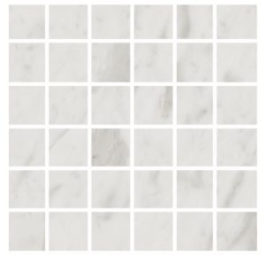 VELVET  Mosaico 5x5cm  Foglio White  30 x 30 cm Rett.