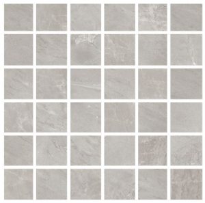 VELVET  Mosaico 5x5cm  Foglio Grey  30 x 30 cm Rett.