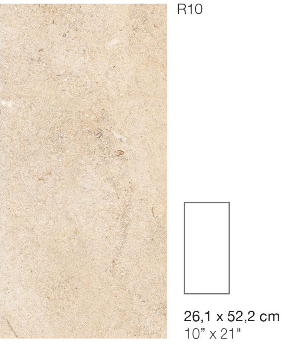 IMPERIAL Beige    26,1x52,2cm  Nat. R10