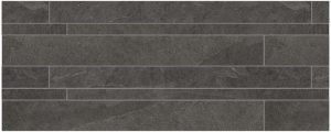 CORNERSTONE SLATE  Listelli Sfalsati Slim Black  30x60cm Nat. 6,5mm