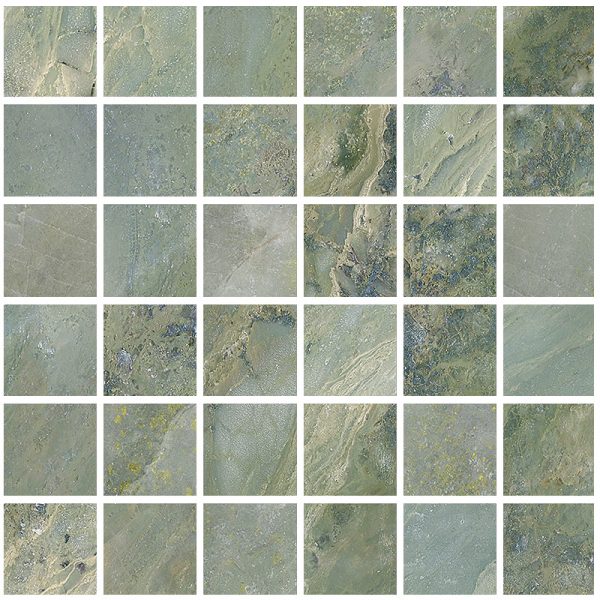 9CENTO  Raggio Verde Mosaico T36 (4,8x4,8)  30x30cm - 9mm Rett. Lapp.