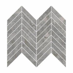 RIVER   Grey  Mosaico Chevron  26x32,5cm Lucido Rett.