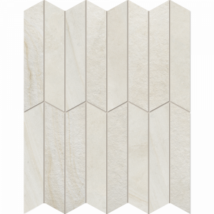SUBLIME  Ivory   Plisse´ Mosaico Mix 28x36 cm Rett.