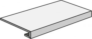 FEEL White Gradino Lineare Disponibile su Richiesta 20,3x90,6x3,2x3cm