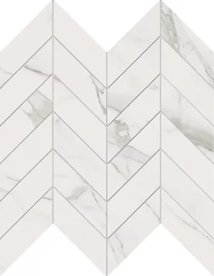 CHARME  Veined   Mosaico Chevron Foglio 30x31cm