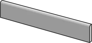 ELEGANCE PRO  Anthracite  Battiscopa 7x60cm  Nat. Rett. 9,5mm