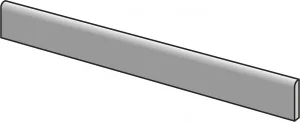 ELEGANCE PRO  Anthracite Battiscopa 4,6x90cm  Nat. Rett. 9,5mm