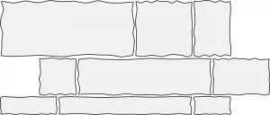 OROS STONE Anthracite  Multiprestige 30x70,30x30,30x20,20x70,20x30,20x20,10x70,10x30,10x20cm Nat. Brecciato 9,5mm