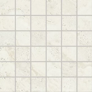 UNIQUE TRAVERTINE   Mosaico White  Minimal 30x30cm (5x5cm) Nat. 9,5mm