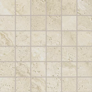 UNIQUE TRAVERTINE   Mosaico   Cream  Minimal 30x30cm (5x5cm) Nat. 9,5mm