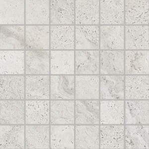 UNIQUE TRAVERTINE   Mosaico   Silver  Minimal 30x30cm (5x5cm) Nat. 9,5mm