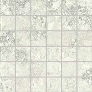 UNIQUE TRAVERTINE   Mosaico  White  Ancient  30x30cm (5x5cm) Nat. 9,5mm