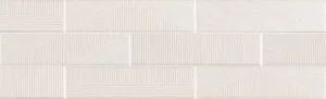 DECORLINE  Stripebrick   White 7,3x30cm