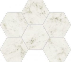 IMPERIAL MICHELANGELO Esagona  Bianco Carrara  29,3x38cm Naturale